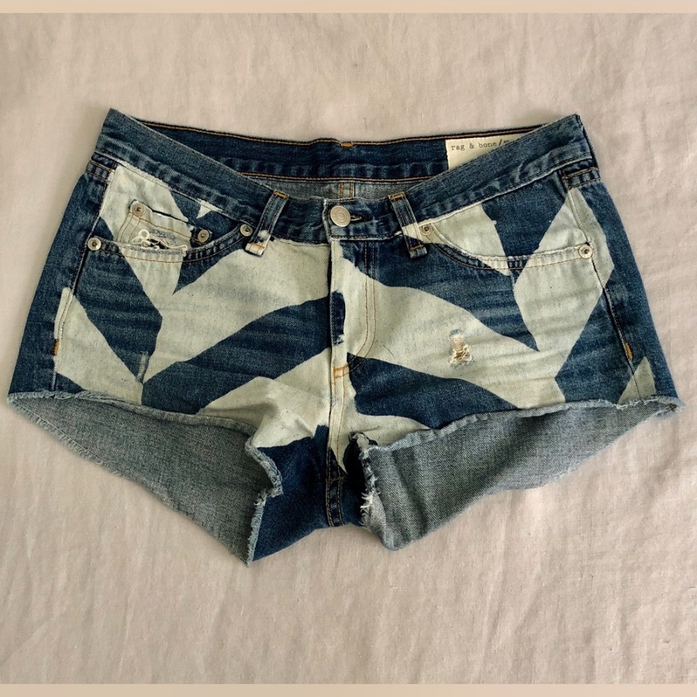rag & bone/jean Womens Cut-off Shorts Size 25